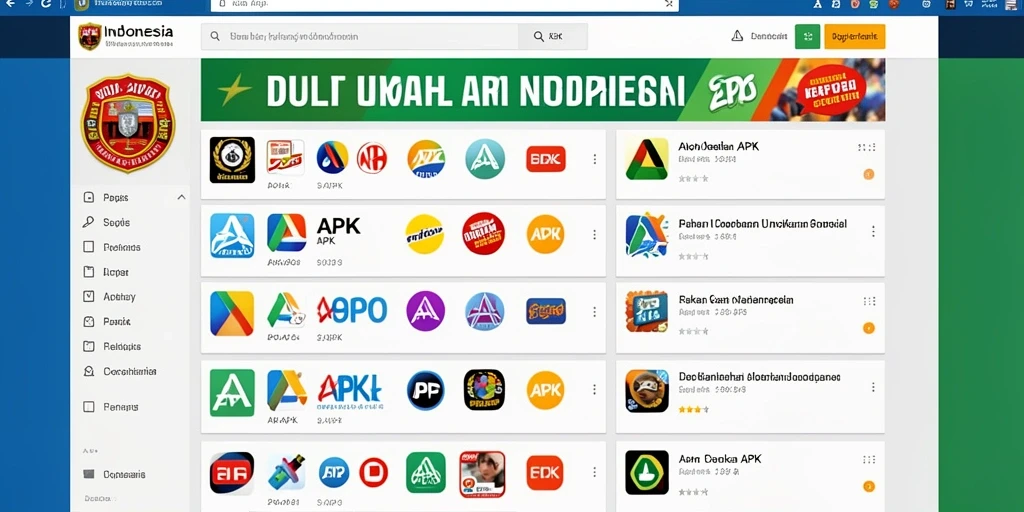 Tampilan menu utama yang menarik dan intuitif.