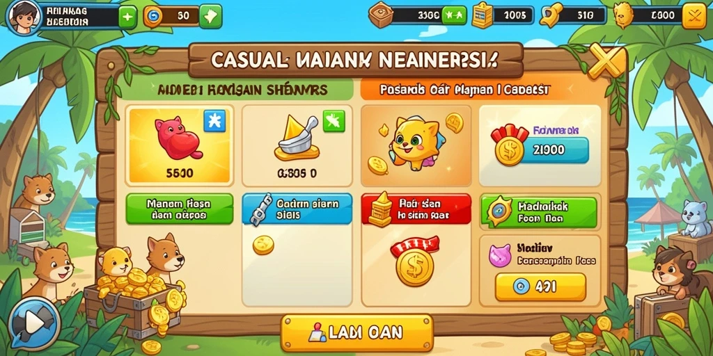 Tampilan awal yang menarik dan penuh warna.