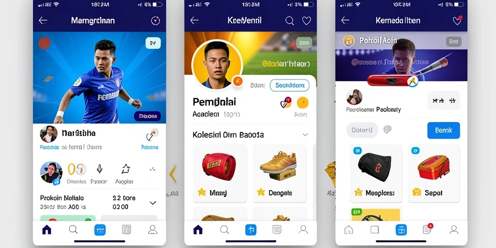Tampilan karakter yang menarik dan penuh warna.